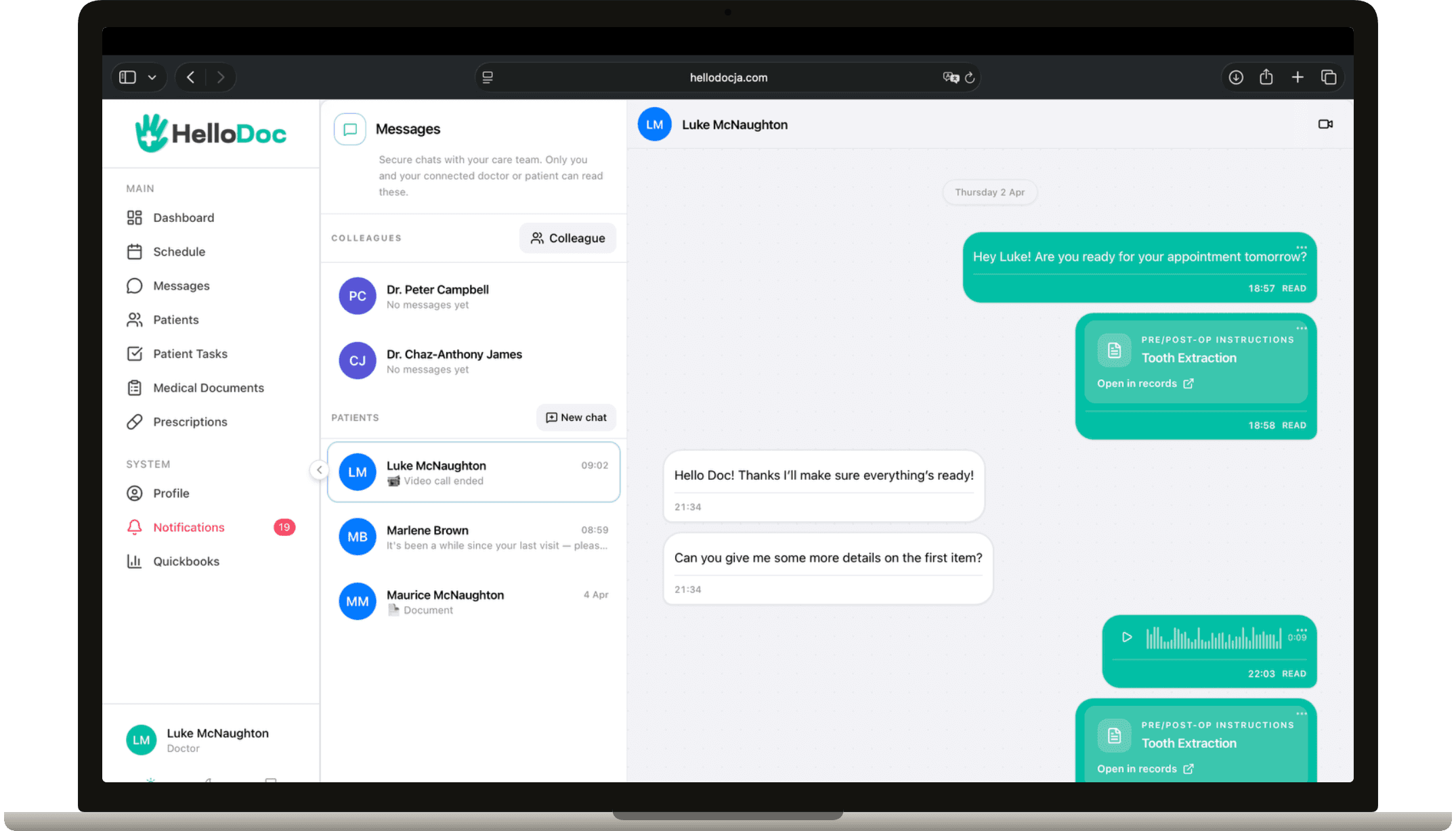 Doc4 — Messages (web)